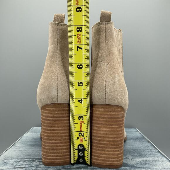 NEW Marc Fisher LTD Women’s Oshay Pointed Toe Bootie Tan Size 11M - Picture 4 of 10